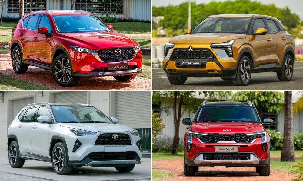 Top thương hiệu ôtô chạy xăng "đắt khách" Việt Nam tháng 6