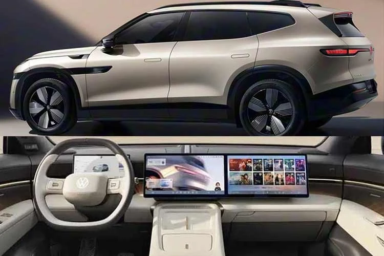 Volkswagen ID.Unyx 08 nội thất ngập công nghệ, màn hình "siêu khủng"