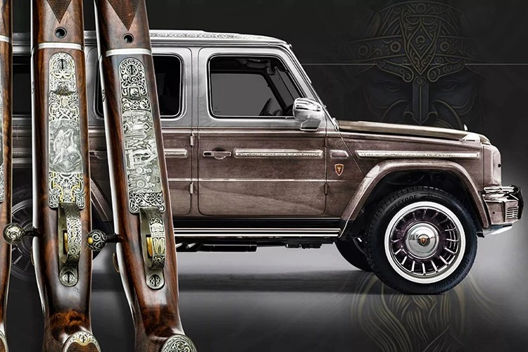 SUV siêu sang Mercedes G-Viking cho đại gia thích vũ khí cổ