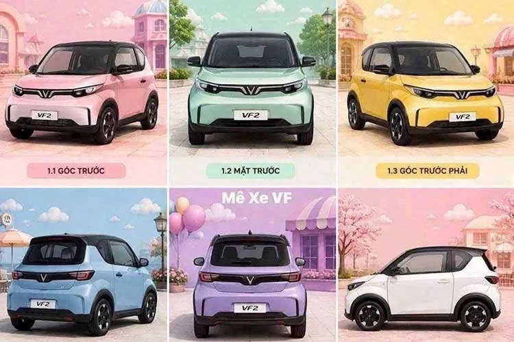  [GALLERY] VinFast VF2 ra mắt Việt Nam - chạy 210km/sạc, chỉ 188 triệu đồng