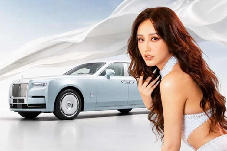 [GALLERY] Rolls-Royce Phantom hơn 68 tỷ mà HH Mai Phương Thúy "khoe" có gì?