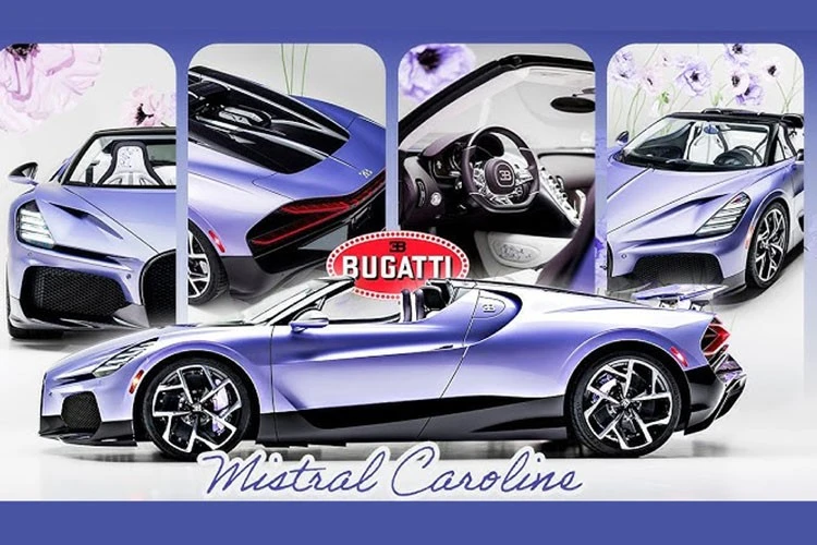 Bugatti Mistral Caroline - chiếc hypercar triệu đô nữ tính nhất 