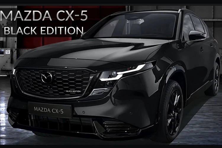 Lộ diện Mazda CX-5 Black Edition 2026 cực ngầu, đậm chất thể thao