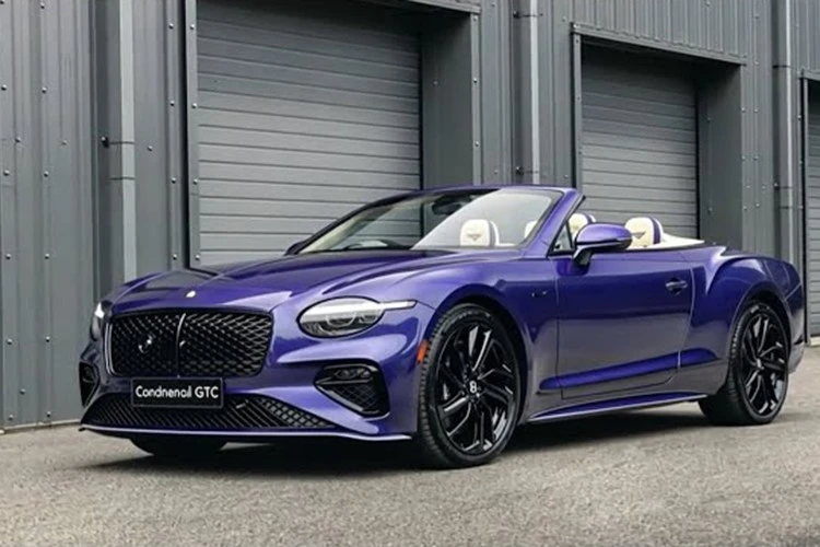 Ngắm Bentley Continental GTC Speed "hồi sinh" sắc tím Violette 