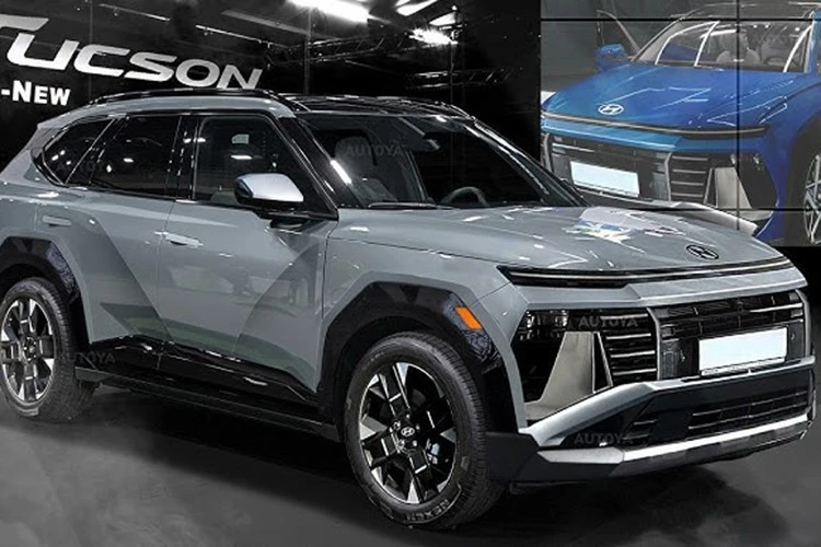 Xem trước thiết kế mẫu xe SUV Hyundai Tucson 2027 thế hệ mới