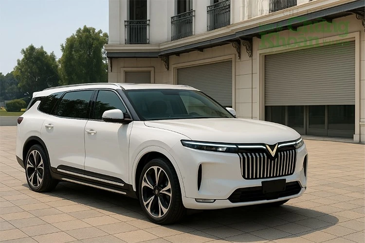 Mẫu SUV cỡ lớn VF9 2026 của VinFast rò rỉ hình ảnh tại Úc