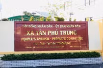 Trụ sở UBND xã Tân Phú Trung.