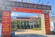 Trụ sở UBND xã Bác Ái Đông, tỉnh Khánh Hòa.