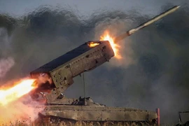"Lửa địa ngục" TOS-1A của Nga sắp nã xuống đầu phiến quân Syria