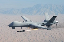UAV MQ-9 Reaper phóng AIM-9X diệt gọn mục tiêu tên lửa hành trình