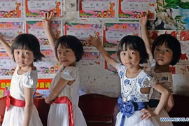 Chùm ảnh ngày Quốc tế thiếu nhi 1/6 ở Trung Quốc