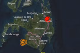 Động đất 5,9 độ Richter ở miền nam Philippines