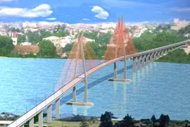 Khởi công cầu Vàm Cống gần 6.000 tỷ đồng