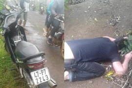 Thanh niên tử vong trong tư thế cắm đầu xuống đất