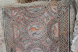 Phát lộ bức tranh khảm có niên đại 1.700 năm tuổi ở Israel