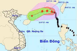 Bão Linfa đổi hướng, có thể ảnh hưởng tới Việt Nam