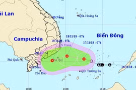 Ứng phó với áp thấp nhiệt đới trên Biển Đông hướng về Nam Bộ