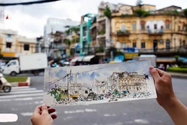 Sài Gòn qua góc nhìn các ký họa viên quốc tế