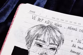 Ảnh: "Choáng" với vở soạn văn của nữ sinh xinh đẹp