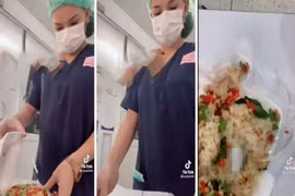 Kiểm tra hộp cơm của bệnh nhân Covid-19, y tá phát hiện vật nguy hiểm