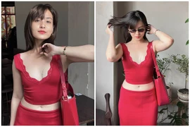 Người đẹp Thảo Tâm khoe thân hình bốc lửa 