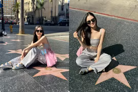 Tiểu thư RMIT Đà Nẵng diện áo lộ eo trong chuyến du lịch Mỹ