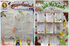 Ngày Nhà giáo Việt Nam nhìn lại báo tường nhớ thời đi học 