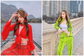 “Thánh nữ” Ghiền mì gõ tái xuất với vòng eo bé như búp bê