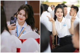 Hoa khôi thành Vinh làm vợ Hải Quế, mẹ hai con đẹp mặn mà