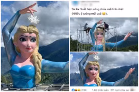 Xuất hiện tượng Elsa “phiên bản lỗi” khiến netizen xôn xao