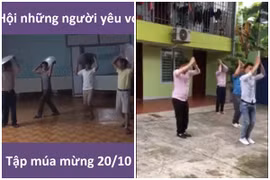 Cánh mày râu và những tiết mục văn nghệ hài hước ngày 20/10