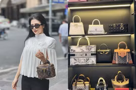 BTV Hải Vân “vô tình” flex cả dàn túi hàng hiệu nghìn đô
