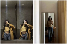 Bạn gái Đoàn Văn Hậu khoe eo nhỏ xua tan cái lạnh đầu đông