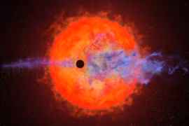 Khoảnh khắc bầu khí quyển một hành tinh bị thổi bay