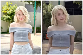 Đổi màu tóc, ngoại hình của “hot girl 7 thứ tiếng” gây bất ngờ