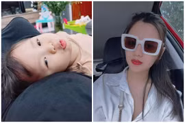 Giữa nghi vấn mang thai, bà xã Hải Quế lộ nhan sắc xinh đẹp