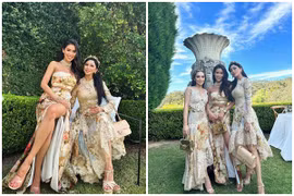 Mẹ con Tiên Nguyễn lên đồ ăn cưới đẹp lộng lẫy như cổ tích