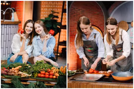 Danh tính hai gái xinh Đông Âu “gây sốt” trên sóng truyền hình Việt