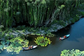 Làng nổi Tân Lập - vẻ đẹp miền Tây