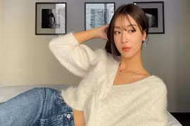 Cô gái Hàn Quốc sở hữu đôi chân dài, ăn mặc đẹp chuẩn chỉnh