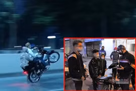Cảnh sát 141 Hà Nội một đêm bắt giữ 82 quái xế