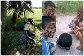 Hình ảnh tuổi thơ đưa ta sống lại thời không Internet