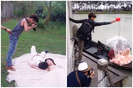 “Cười té ghế” với loạt hậu trường chụp ảnh cưới cực bá đạo