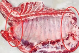 Khi mua sườn phải phân biệt “hàng trước” và “hàng sau”