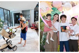 Khung ảnh chuẩn bố bỉm của Cường Đô La