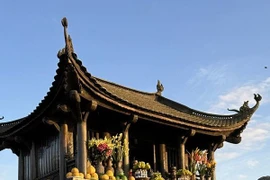 Băng giá xuất hiện tại chùa Đồng Yên Tử sau gần 10 năm