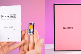 Trên tay chiếc búa Lightstick Blackpink V2