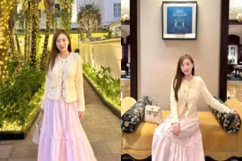 Hot girl Phương Bora lên đồ đón năm mới chuẩn tiểu thư đất Bắc