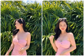 “Thiên thần nội y” Hàn Quốc hiếm hoi mặc gợi cảm sau lấy chồng