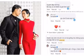 Lệ Quyên bị chê là già hơn tuổi khi đứng với Lâm Bảo Châu